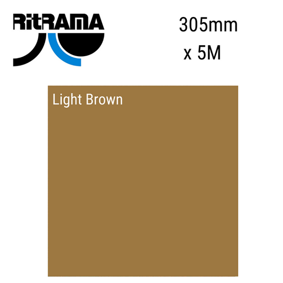 Ritrama Vinyl Optimum Gloss Lt Brown 305mm x 5m