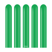 Kalisan 260 Nozzle Up Latex Green modeling tools, 100-pack, for latex art and craft projects, featuring green latex nozzles.
