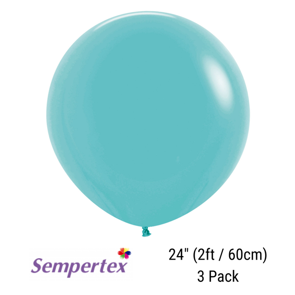 Sempertex Fashion Caribbean 24" Latex 3pk