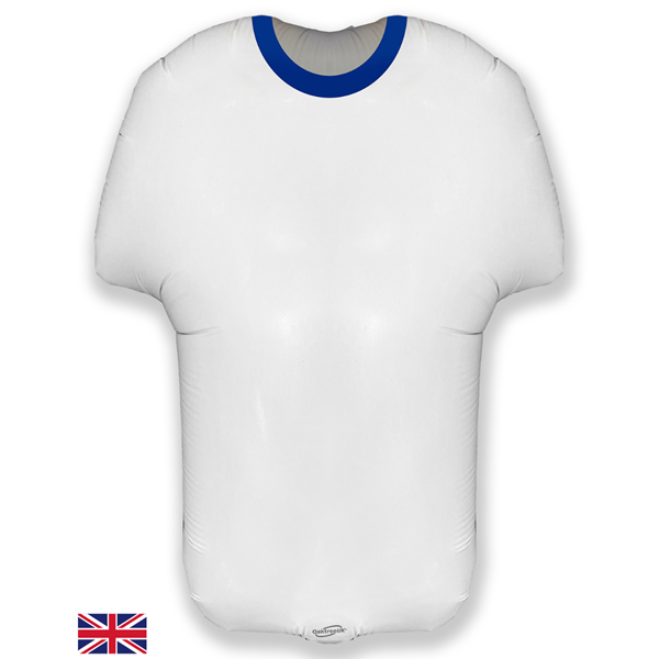 Oaktree Sports Shirt White/Blue 24" Foil Balloon