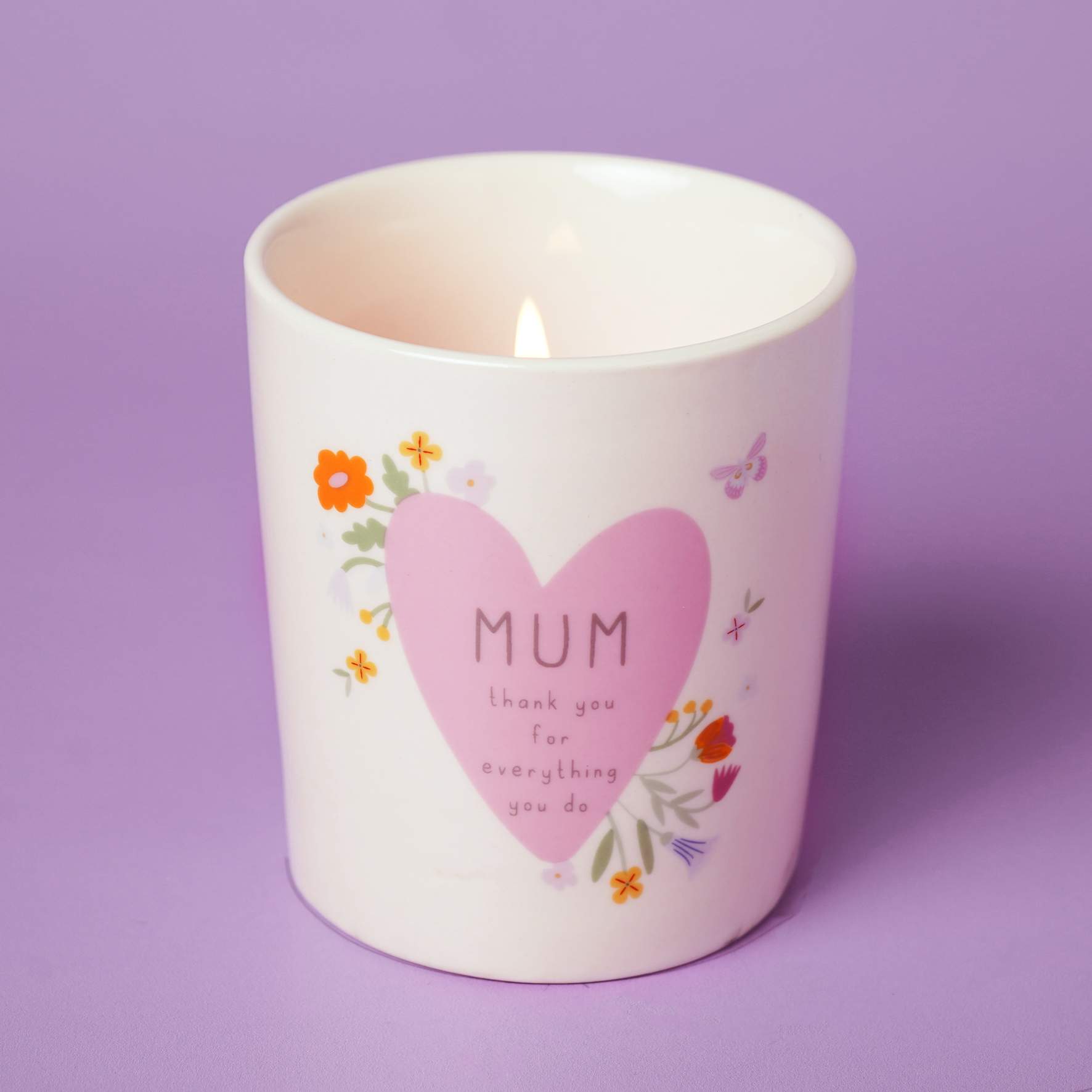 Widdop Love Life Candle Mum 190g