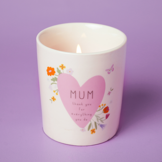 Widdop Love Life Candle Mum 190g