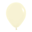 Sempertex 50 Pack Latex Balloons Pastel Yellow 12