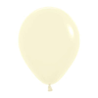 Sempertex 50 Pack Latex Balloons Pastel Yellow 12