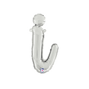 Grabo Foil Balloon Silver 14" Letter I