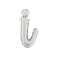 Grabo Foil Balloon Silver 14" Letter I