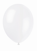 Unique Party 12" Linen White Latex Balloons 50pk