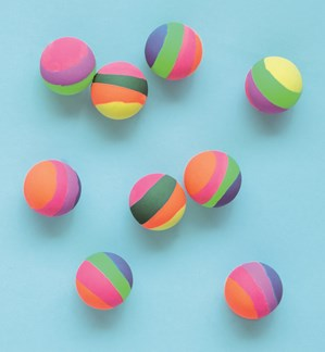 Unique 8 Pack Party Favours Bouncy Balls 35mm