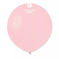 Pink Gemar 25-pack 19-inch latex decorator balloons displayed, perfect for party decoration and celebrations.