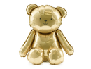 PartyDeco Gold Bear 16.5" Air Fill Foil Balloon