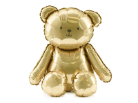 PartyDeco Gold Bear 16.5" Air Fill Foil Balloon