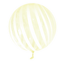 Yellow Stripes 18"-22" Sphere Vortex Balloon