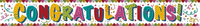 Tiger Feet 6 Pack Banner Congratulations 2.6M