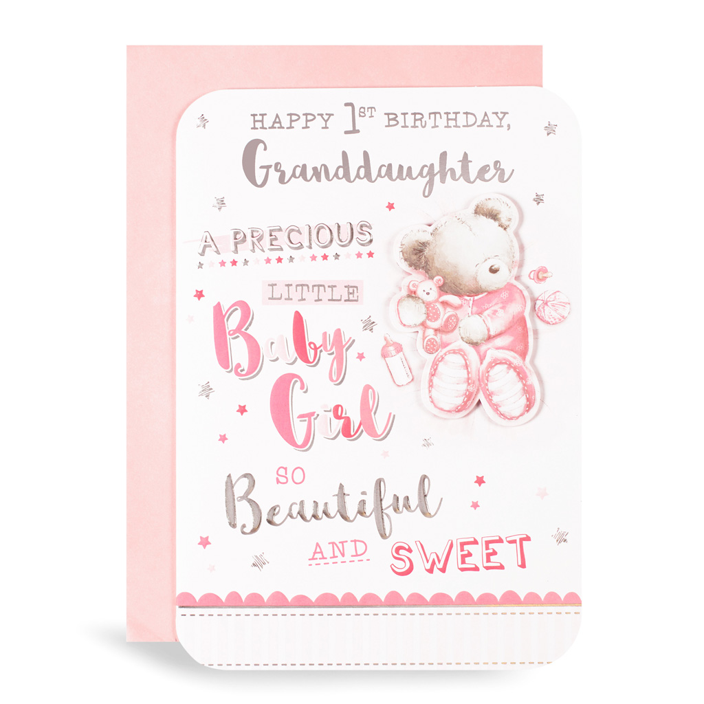 Prelude C90 Birthday Age 1 Granddaughter 6pk