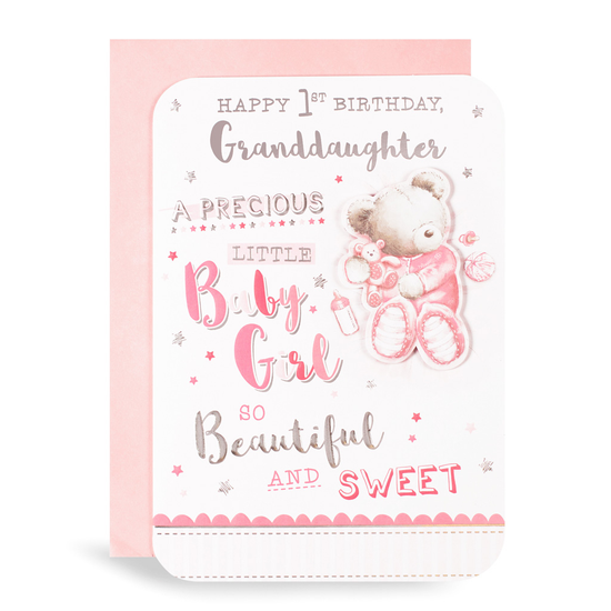 Prelude C90 Birthday Age 1 Granddaughter 6pk