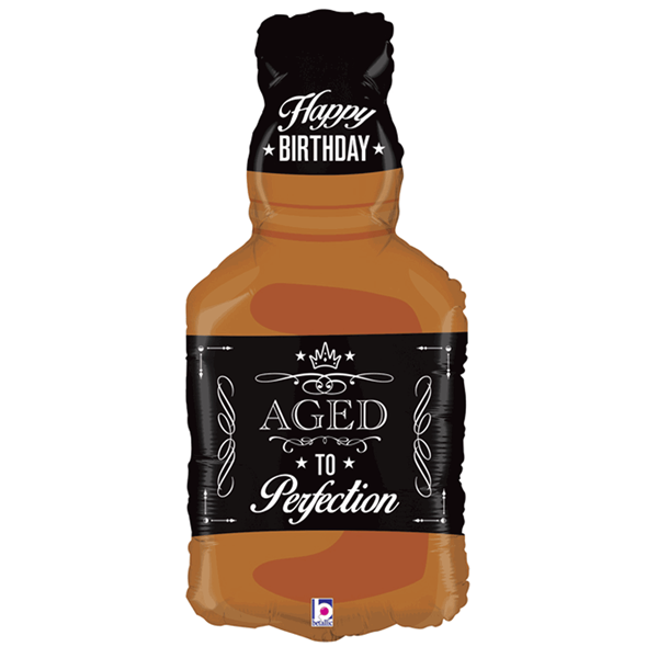 Whiskey Aged To Perfection 34" Foil Balloon