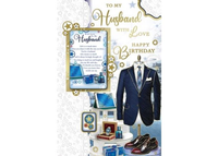 Xpress Yourself C75 Birthday Husband 6pk