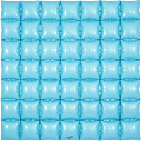 Oaktree Foil Balloon Matte Blue Waffle 36"