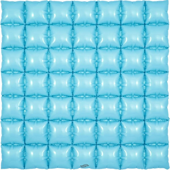 Oaktree Foil Balloon Matte Blue Waffle 36"