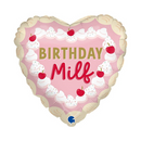 Grabo Birthday Milf 18" Foil Balloon