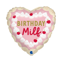 Grabo Birthday Milf 18" Foil Balloon
