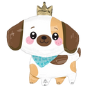 Anagram Foil Balloon Supershape Kawaii Puppy 27