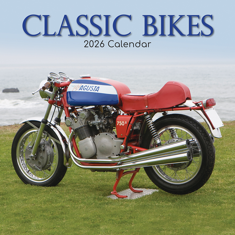 Gifted Stationery Calendar Classic Bikes 2027