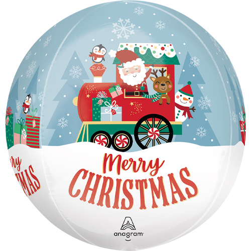 Anagram Foil Balloon Orbz North Pole Express 16"