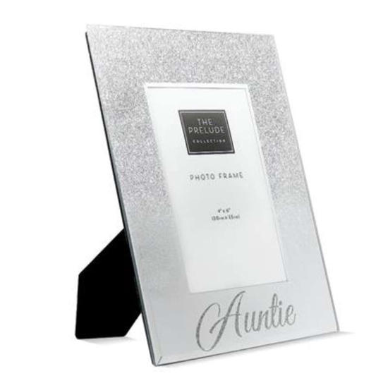 Frame 4" x 6" Silver Auntie