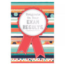 Set of six Prelude C50 Congratulations Exam Results cards featuring colorful designs for celebrating academic achievements.