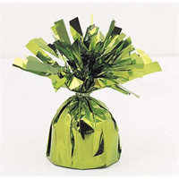 Unique Tassel Balloon Weight Lime Green 6oz