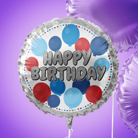 Birthday Balloons Male 18" Foil Balloon