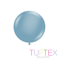 Tuftex Standard Blue Slate 17" Latex Balloons 50pk