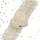 Bride To Be Cream & Rose Gold Lace Garter