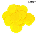 Confetti Round Bio-Degradable 15mm 14g Yellow