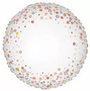 Oaktree Fizz Rose Gold 18" Foil Balloon