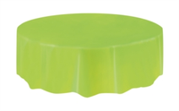Unique Tablecover Lime Green Round 84