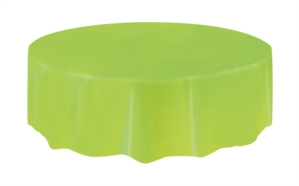 Unique Tablecover Lime Green Round 84
