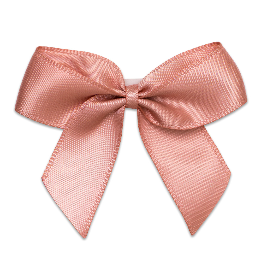 Italian Options 12 Pack Ribbon Bows Rose Gold 5cm