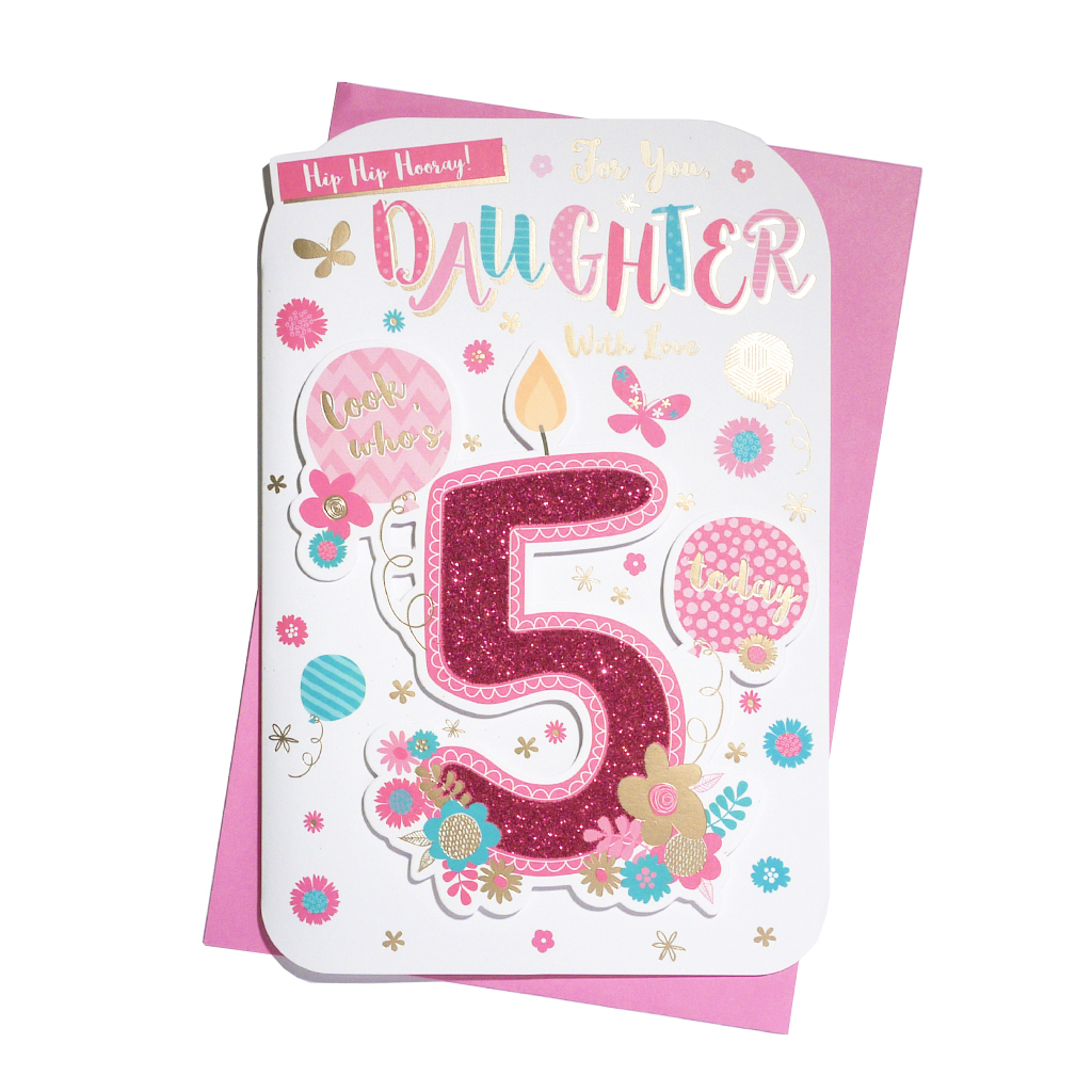 Prelude C75 Birthday Age 5 Daughter 6pk