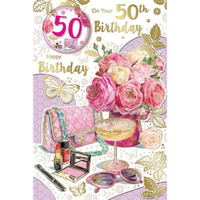 Xpress Yourself C75 Birthday Age 50 6pk