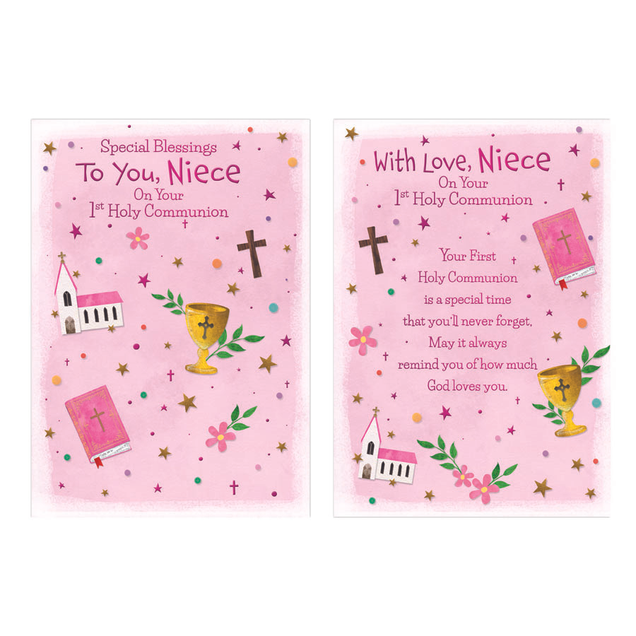 Poppyhill 12 Pack Cards C50 Communion Niece