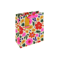 Bright Floral Medium Gift Bag 6pk