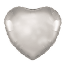Oaktree Foil Balloon Silver Heart 18"