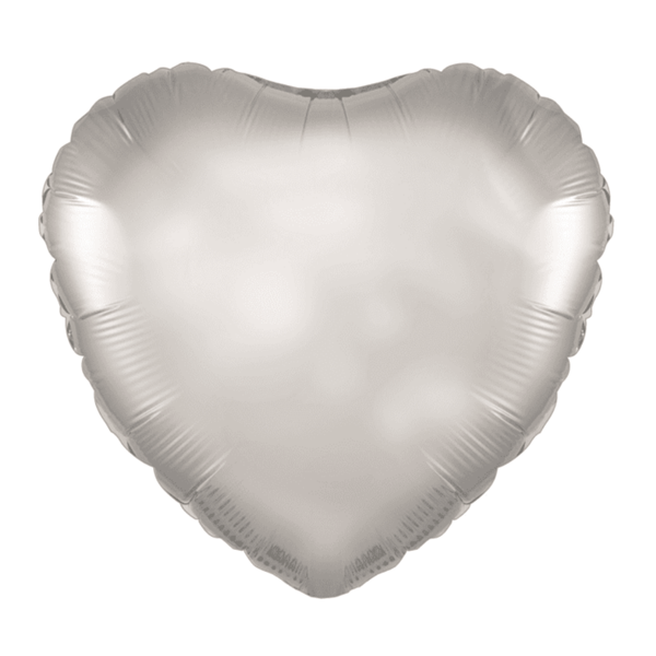 Oaktree Foil Balloon Silver Heart 18"