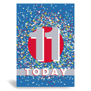 Prelude Pzazzle C50 Birthday Age 11 6pk