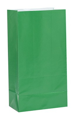 Unique 12 Pack Sweet Bags Paper Green
