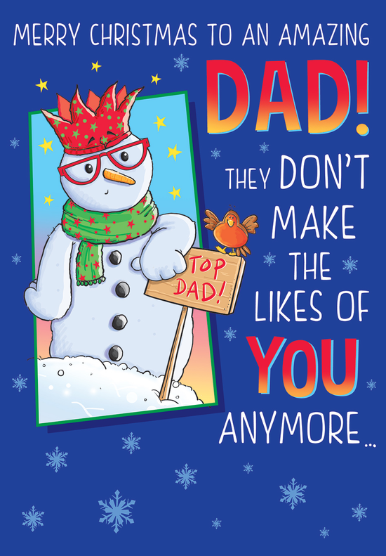 Regal 6 Pack C75 Cards Christmas Dad