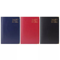 Diary A6 DAP Padded Casebound Gilt 2027 10pk