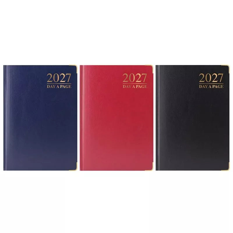 Diary A6 DAP Padded Casebound Gilt 2027 10pk